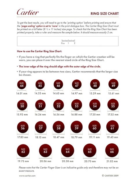 cartier love ring dimensions.